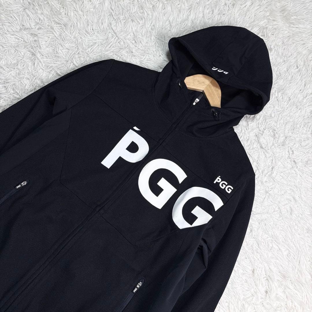 ⭐️近年モデル⭐️パーリーゲイツ パーカー フーディ L ゴルフ ウェア ロゴ