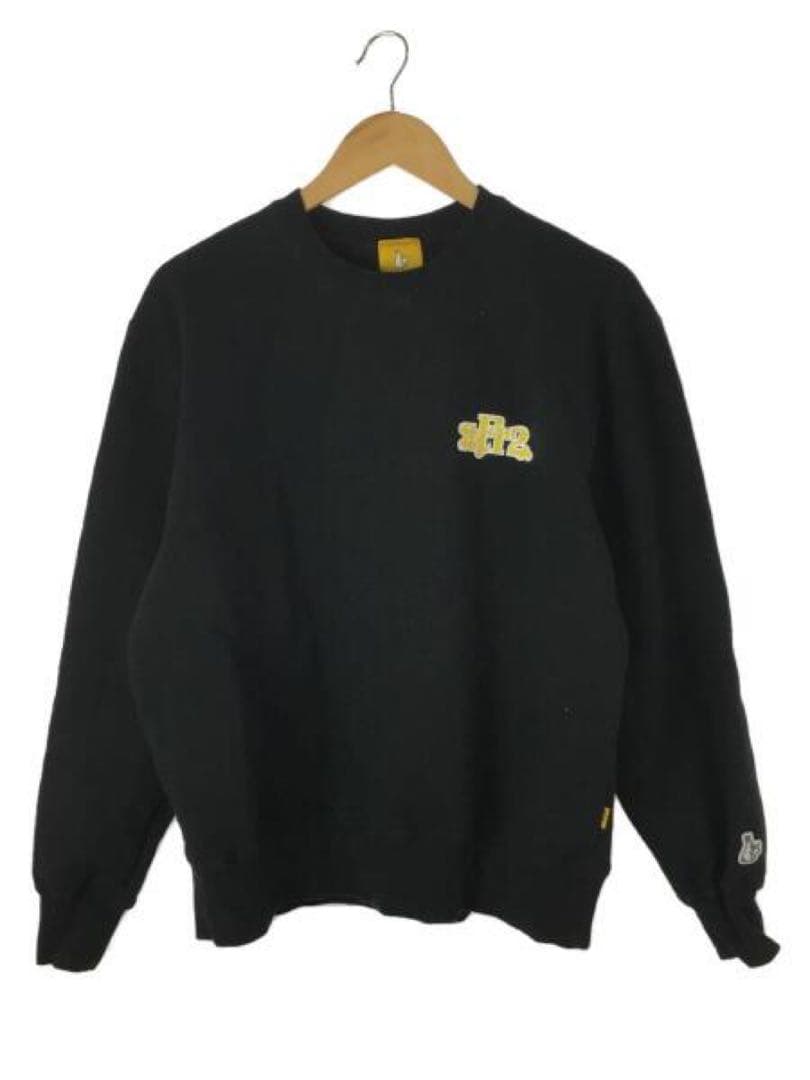 FR2 黒スウェットシャツ ウサギロゴ