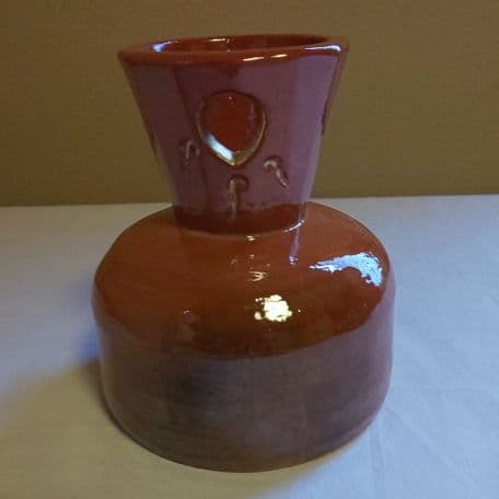 A 101 抹茶碗 赤楽 馬上杯 ・楽入作 ( 未使用品 )