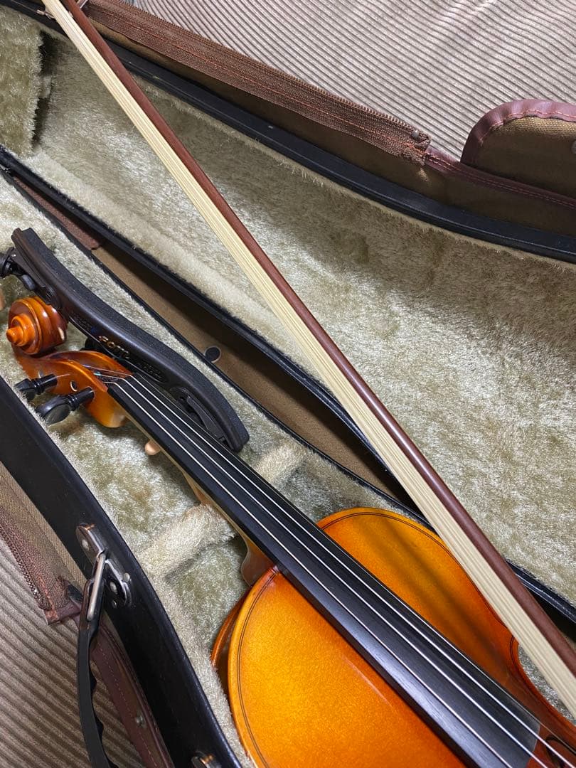 スズキバイオリン 本体 ブラウン ケース付き 4/4 no.280