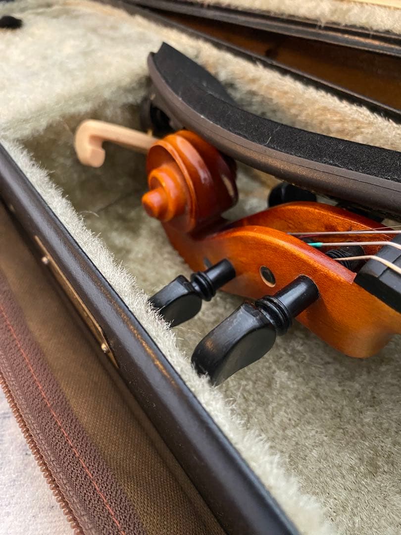 スズキバイオリン 本体 ブラウン ケース付き 4/4 no.280