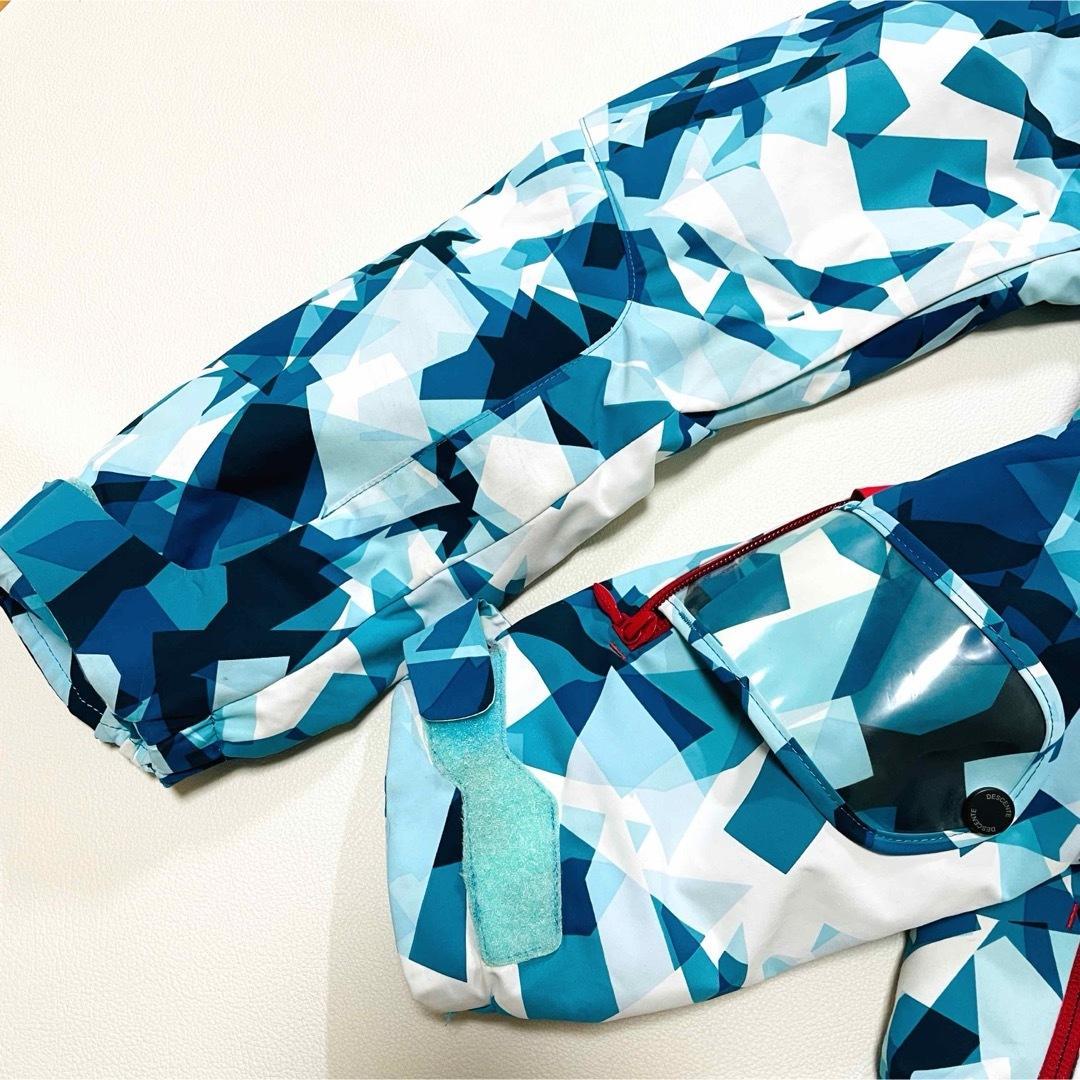 6643 デサント　ジャケット　スキーウェア　S.I.O 中綿入り　総柄