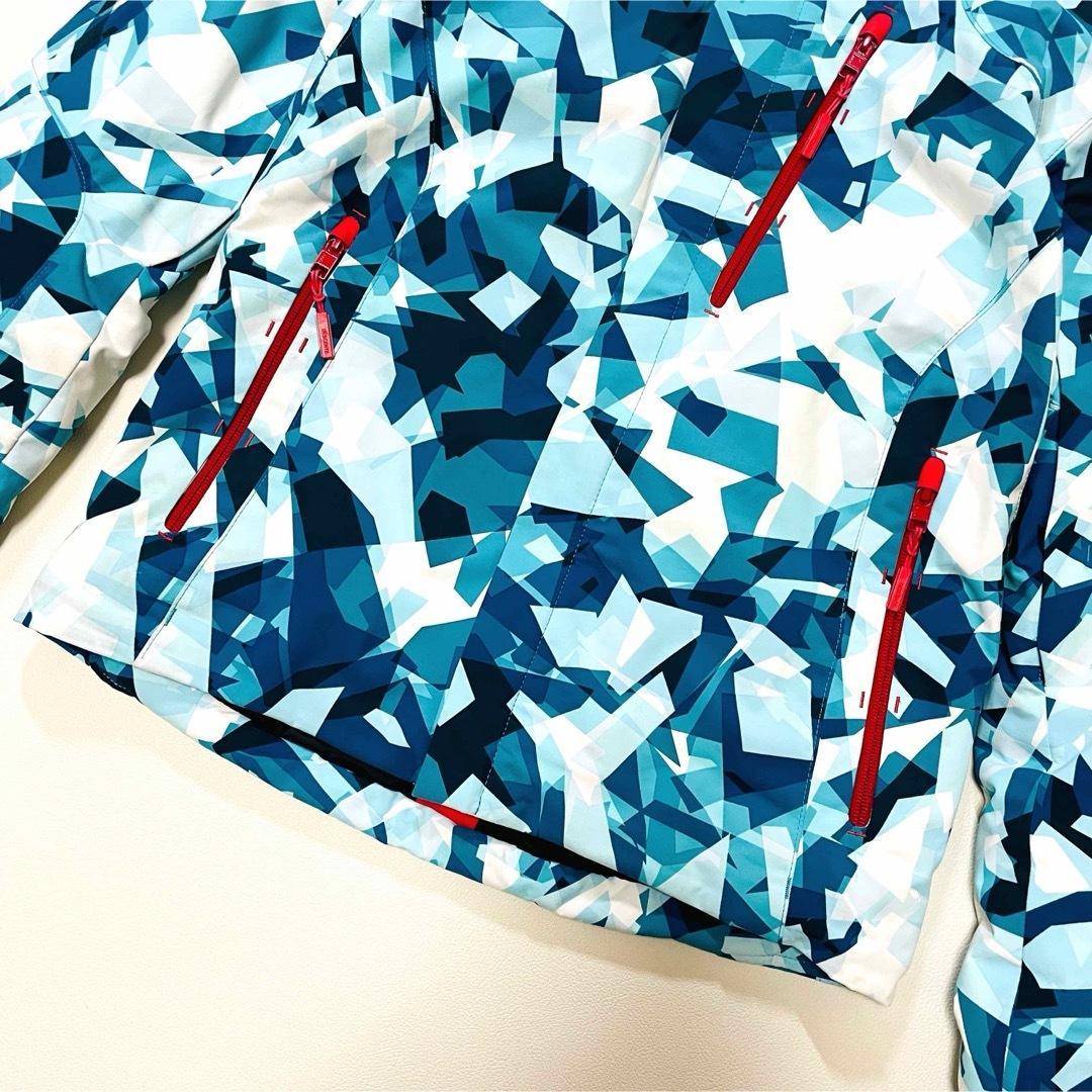 6643 デサント　ジャケット　スキーウェア　S.I.O 中綿入り　総柄