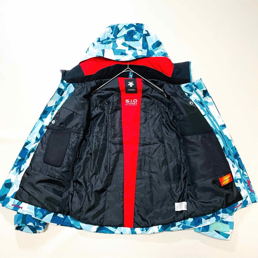 6643 デサント　ジャケット　スキーウェア　S.I.O 中綿入り　総柄