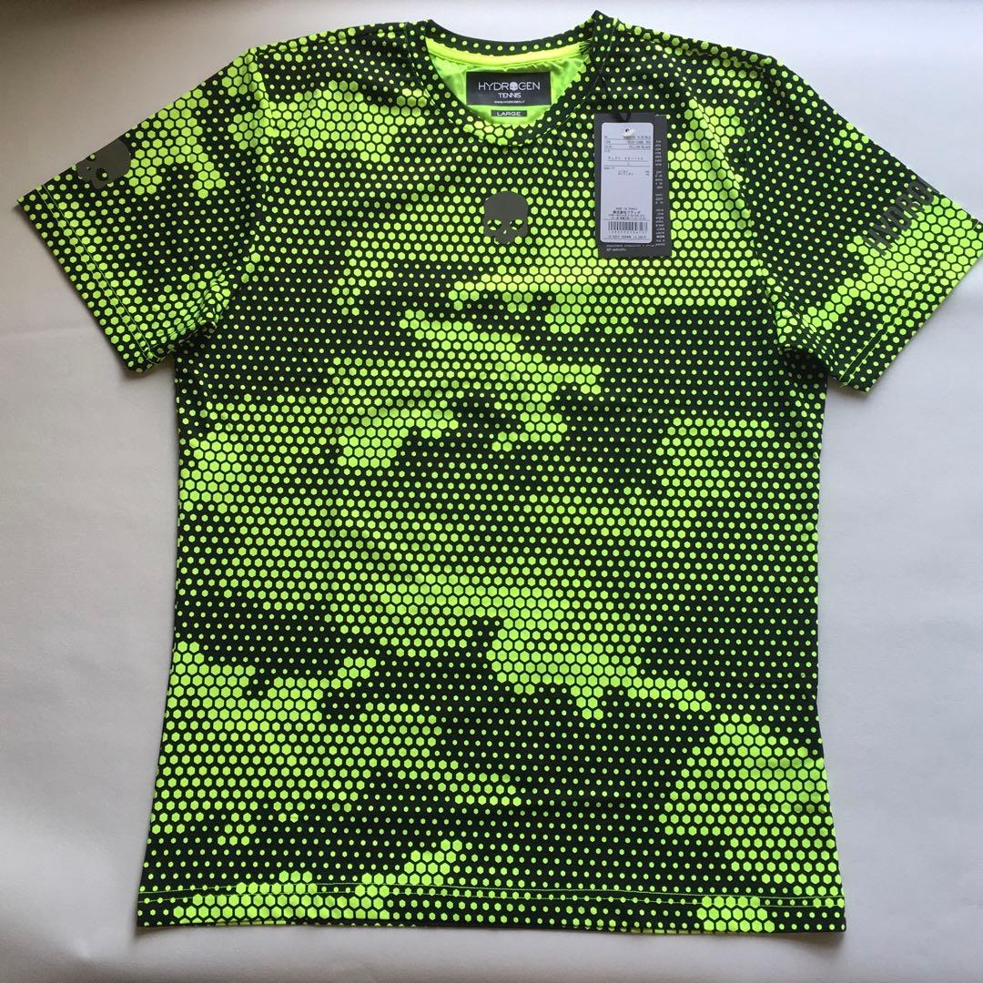 Hydrogen（Lサイズ）ハイドロゲン　テニスTシャツ　新品未使用タグ付