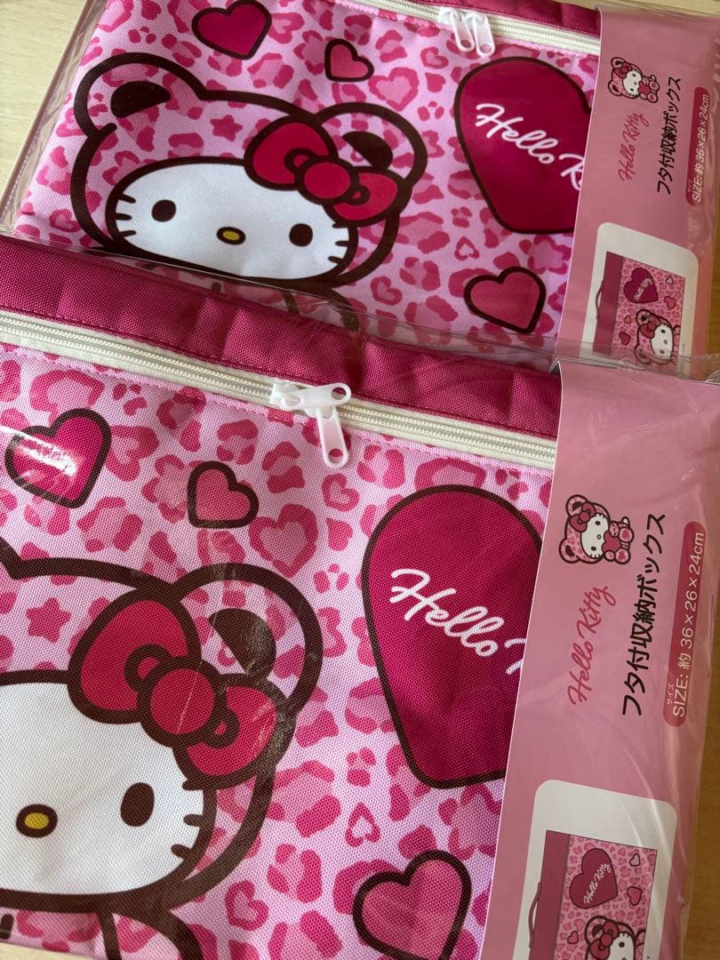 着ぐるみキティ　ギャルクマ　キティ　収納ボックス　フタ付き収納　アベイル　２個