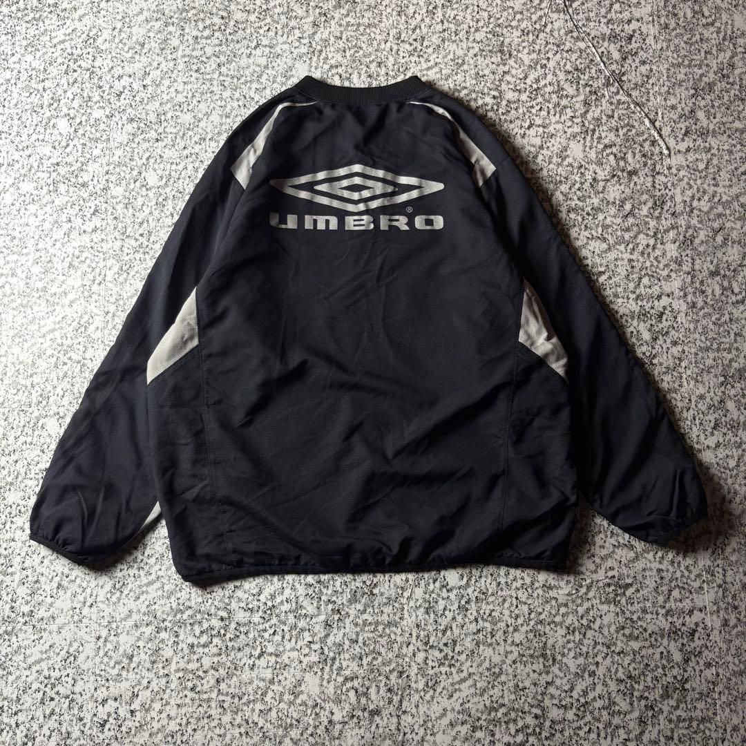 【グッドレギュラー】UMBRO ビッグロゴ　ナイロンピステ メッシュ　ジャージ