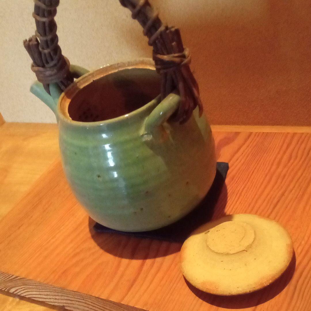 法勝寺焼　(初代　斗一)造　急須