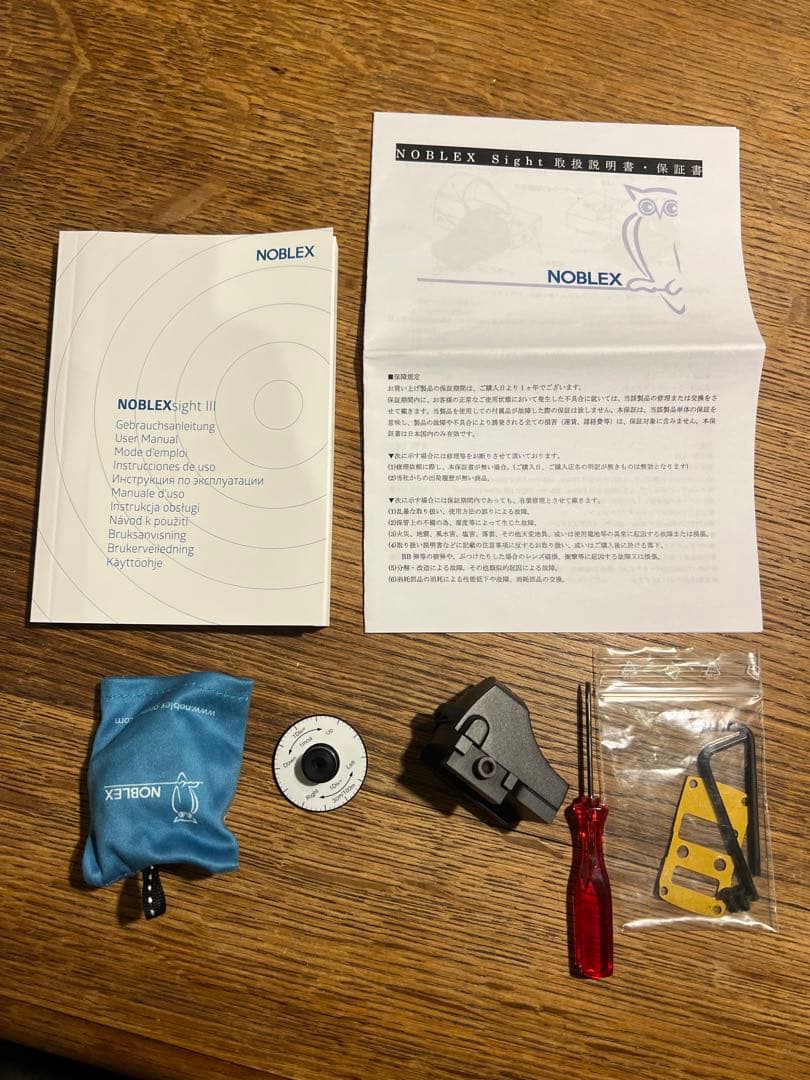 NOBLEXsight III 3.5MOA (実銃用ドットサイト)