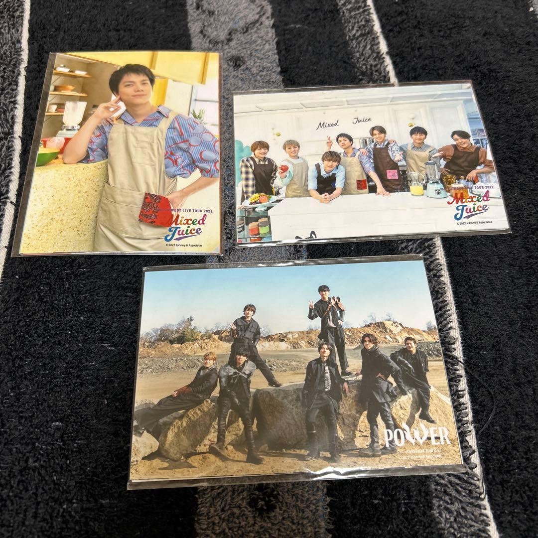 【おまけ付き】重岡大毅　小瀧望　ちびスト　ヤツぬい　アクスタ　WEST 公式写真