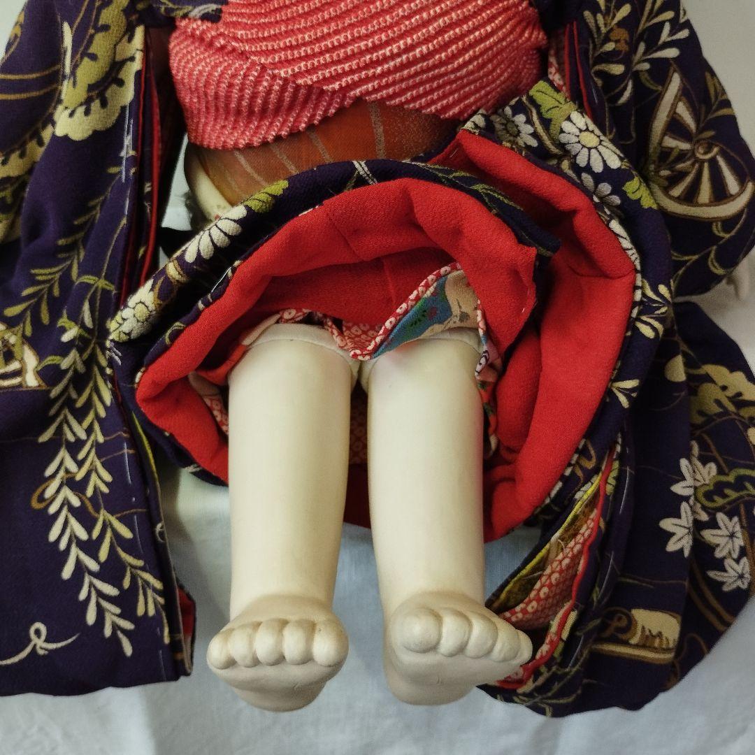 市松人形 日本人形 アンティーク 女の子 着物 ビスクドール