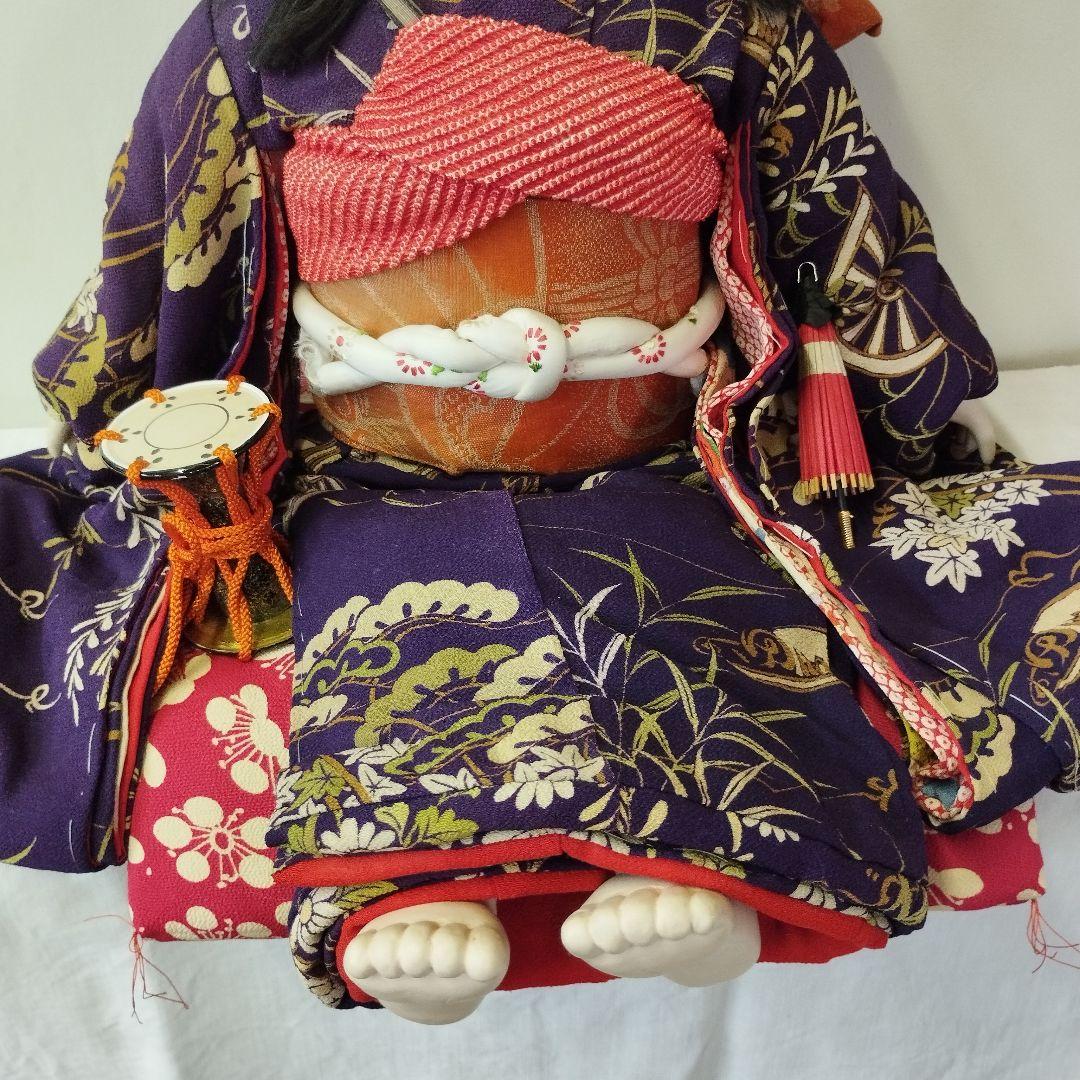 市松人形 日本人形 アンティーク 女の子 着物 ビスクドール