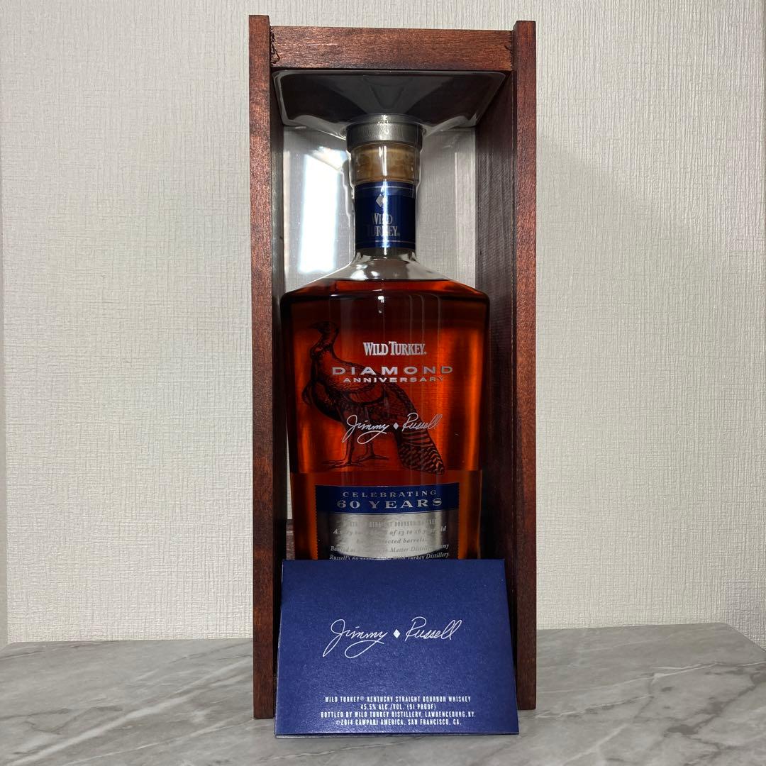 ワイルドターキーダイヤモンドアニバーサリー　ジミーラッセル60周年記念特別限定版