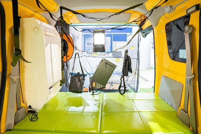 テント 車中泊 テント バックドアテント 防虫 車連結テント 3面メッシュ