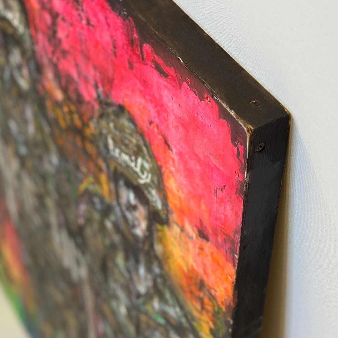 ミリタリー 特大ペンキ アート 絵 一点物 店舗 展示品