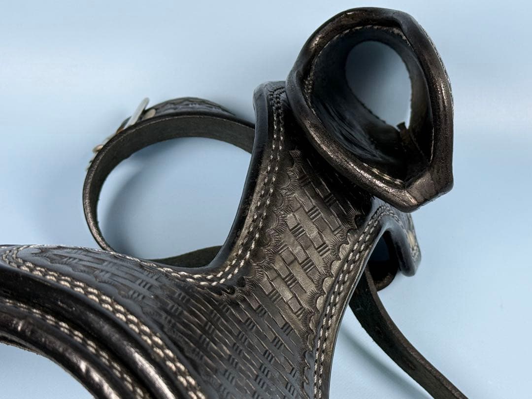 KEIN製SAAファストドロー専用リグ、ツーハンド用（ブラック）