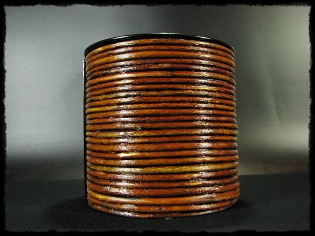 吸江斎好 柳曲 水指 助田 宗明 曲物 表千家 茶道具 四方桟共箱 f283