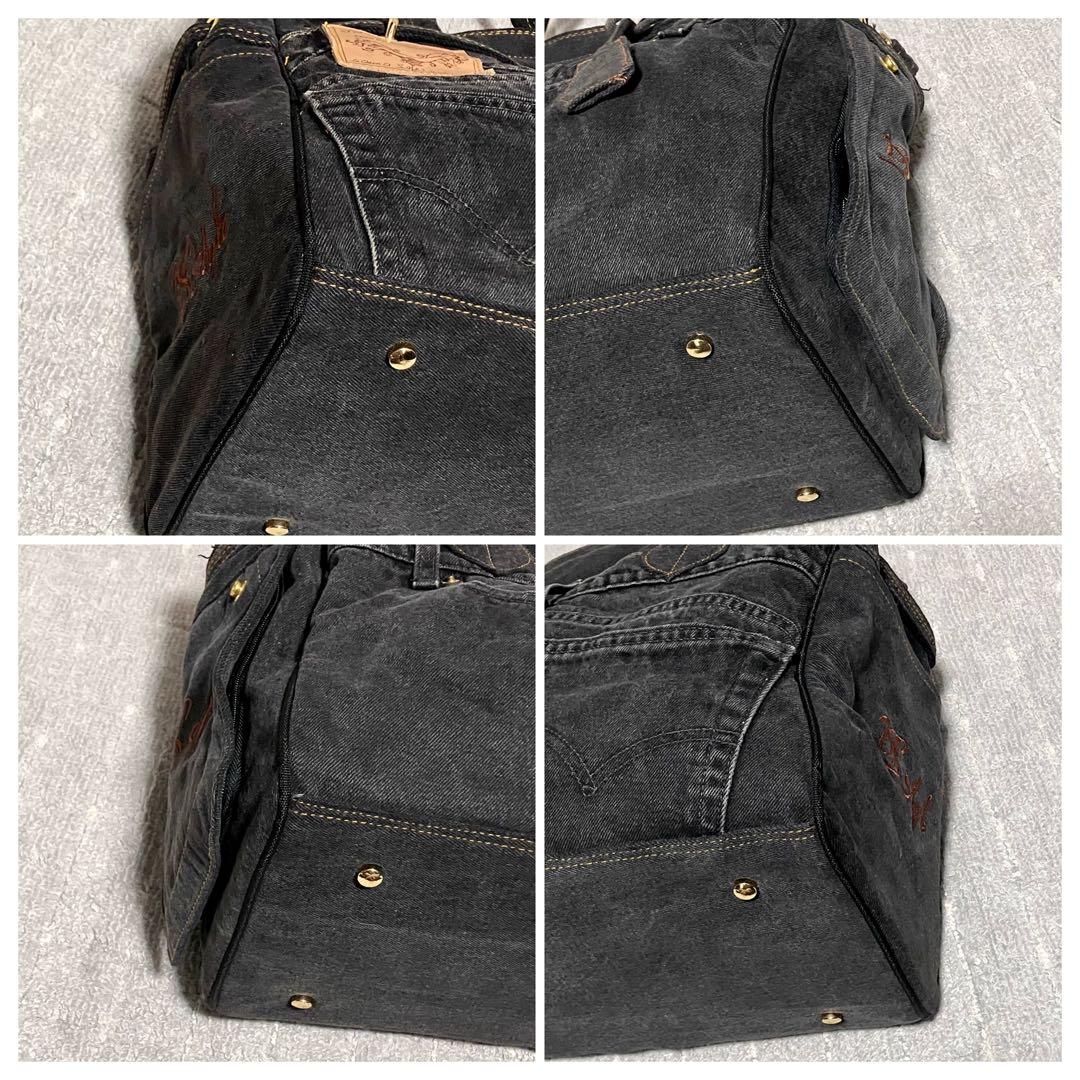 ルシアンエサヨ［リデューグレース］デニム　トートバッグ　犬、猫　2way