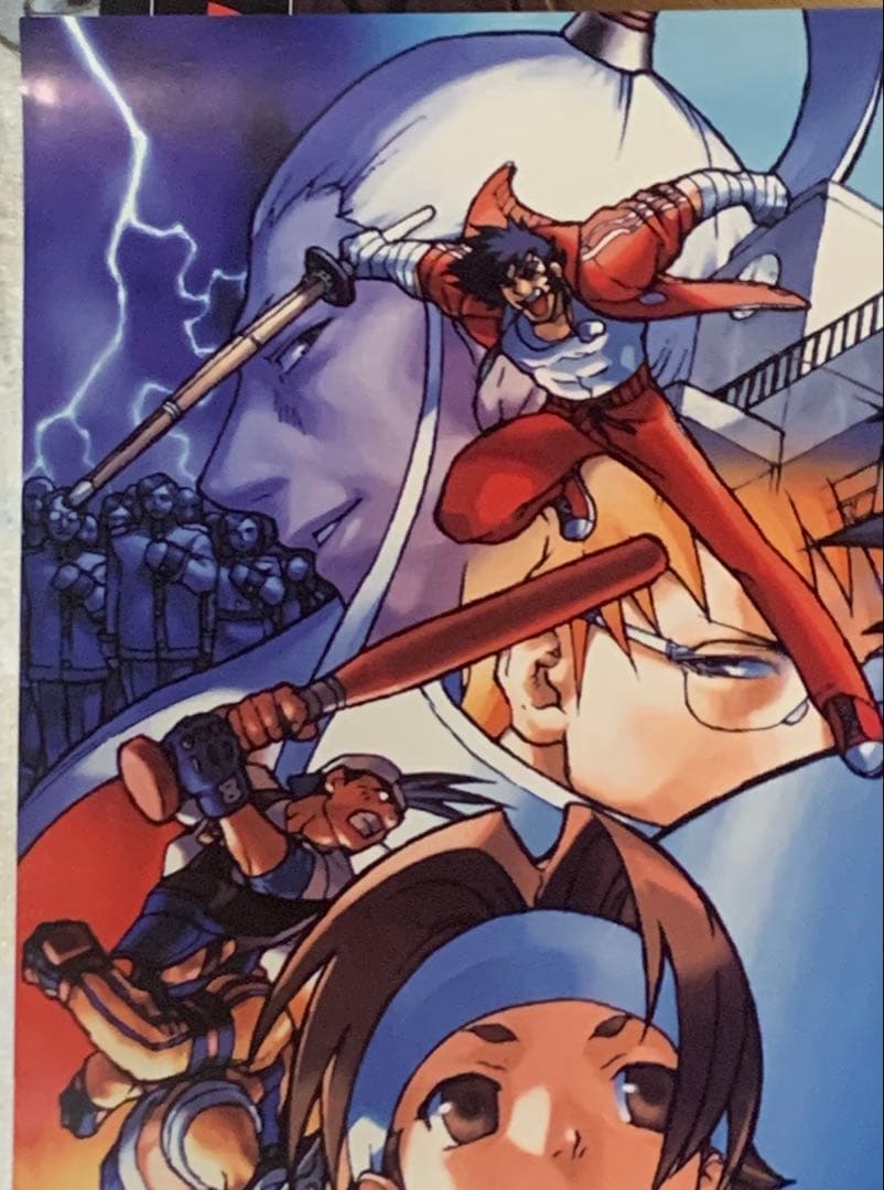 【B2】 私立ジャスティス学園 プレステ版 販促 非売品 ポスター