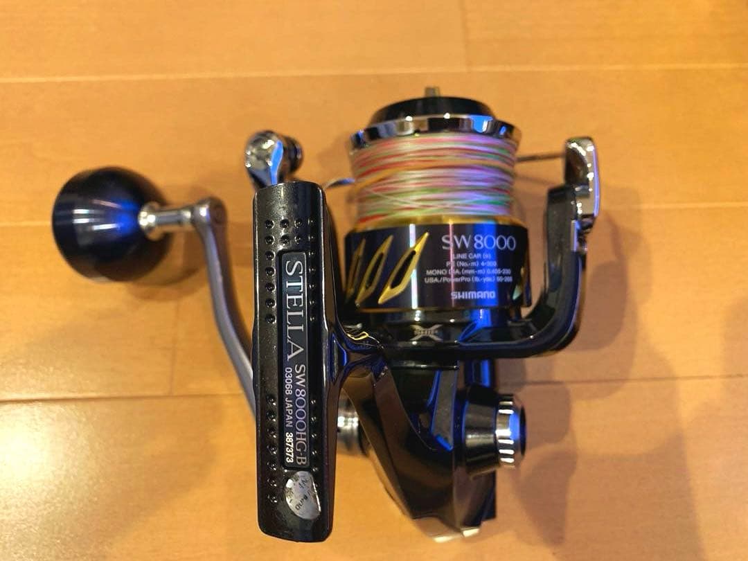 シマノ13ステラSW 8000HG 夢屋14000スプール付き