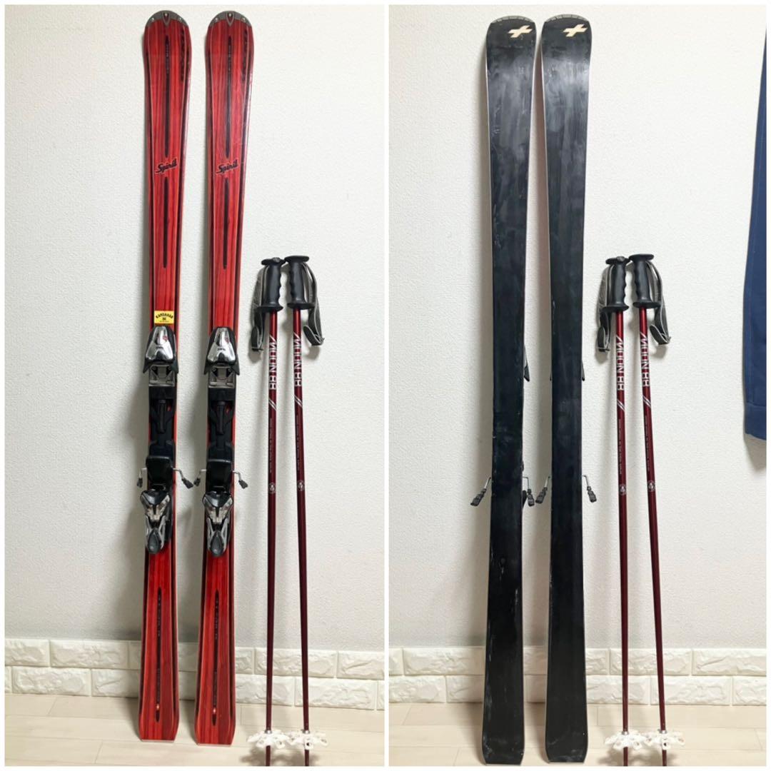 ストック付/STOCKLE Spirit ストックリー スキーセット 164