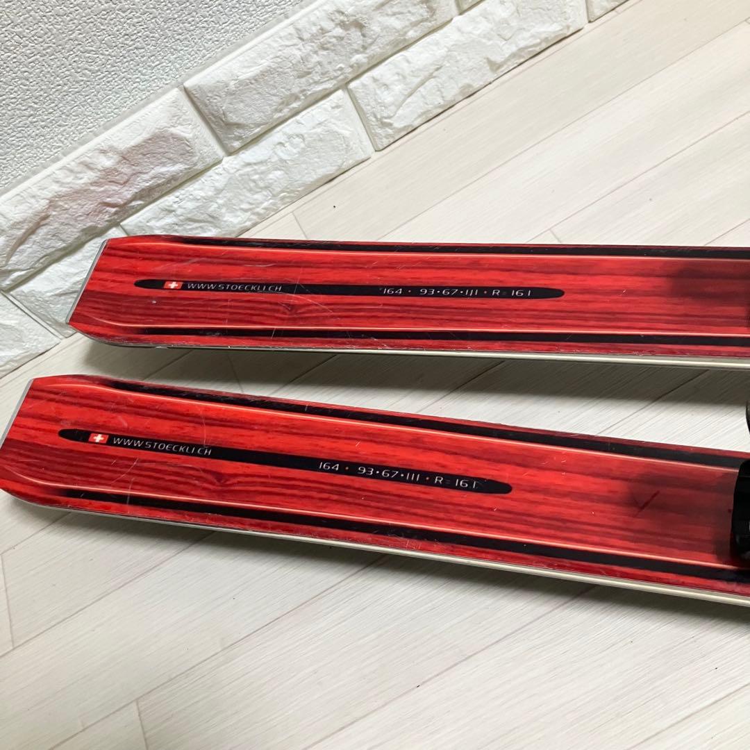 ストック付/STOCKLE Spirit ストックリー スキーセット 164