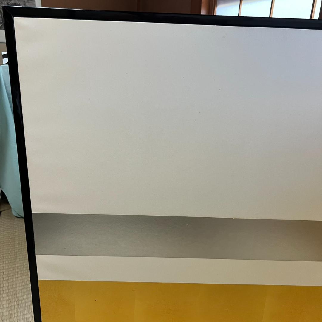 風炉先屛風　茶道具　金　銀　大き目　中古