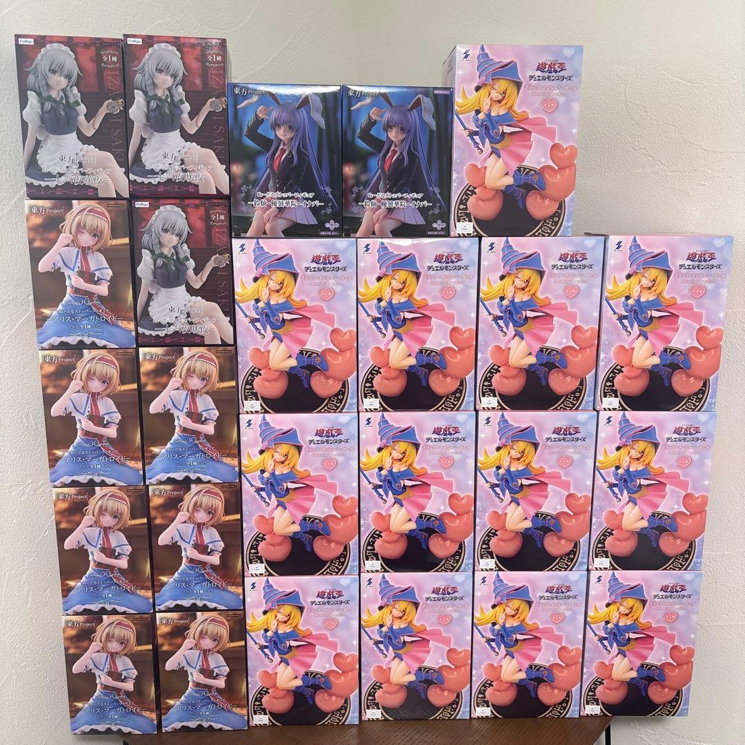 【新品未開封】 美少女フィギュア　まとめ売り　東方　遊戯王　アリス　咲夜