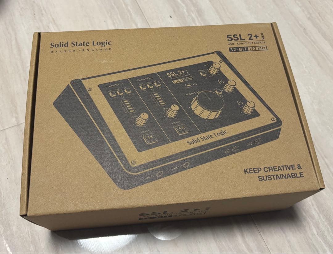 SSL2+MKⅡ オーディオインターフェース