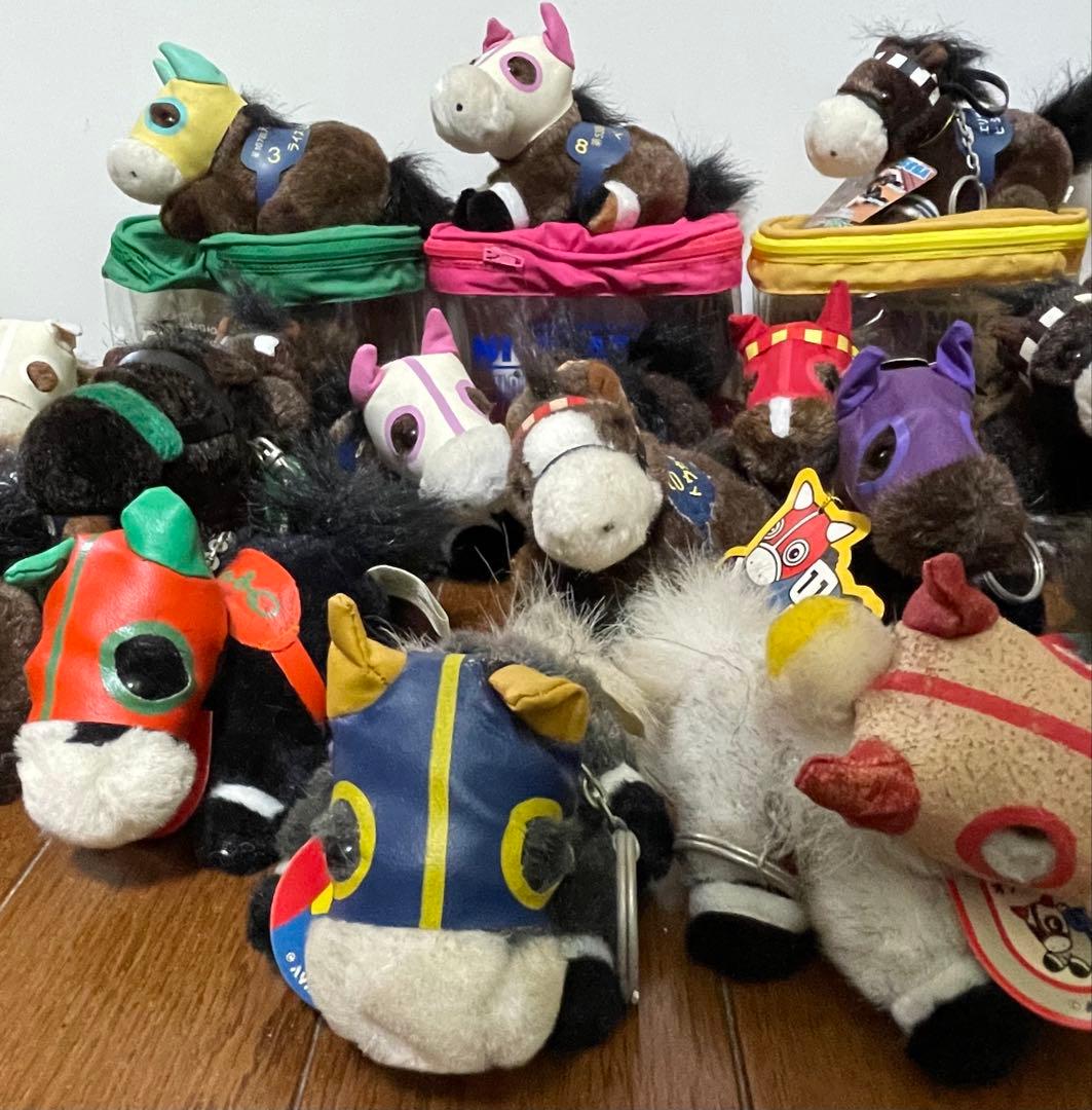 競馬　ぬいぐるみ　キーホルダー　4S.5S まとめ売り オグリキャップ