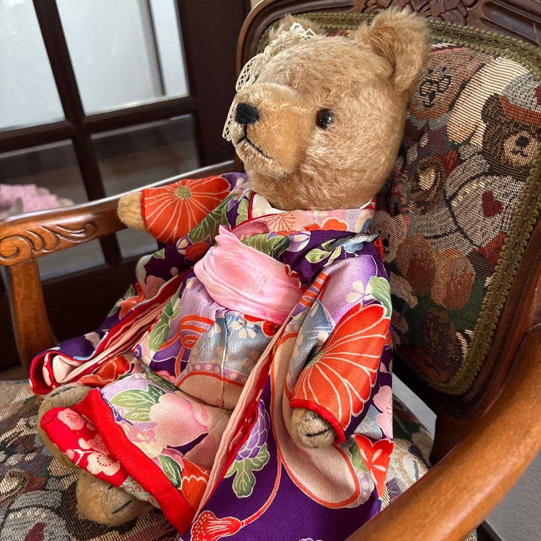 和装♪ハーマン・ドイツアンティークテディベア