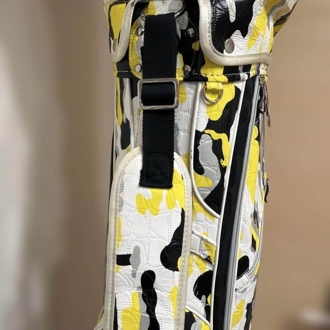 キャディバッグOUUL（オウル）ウェイカートバッグ（イエロー×ブラック）