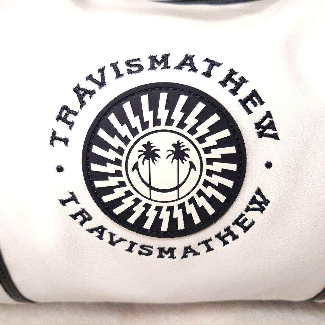 【極美品・完売品】トラビスマシュー ボストンバック 24AW ゴルフ デカロゴ