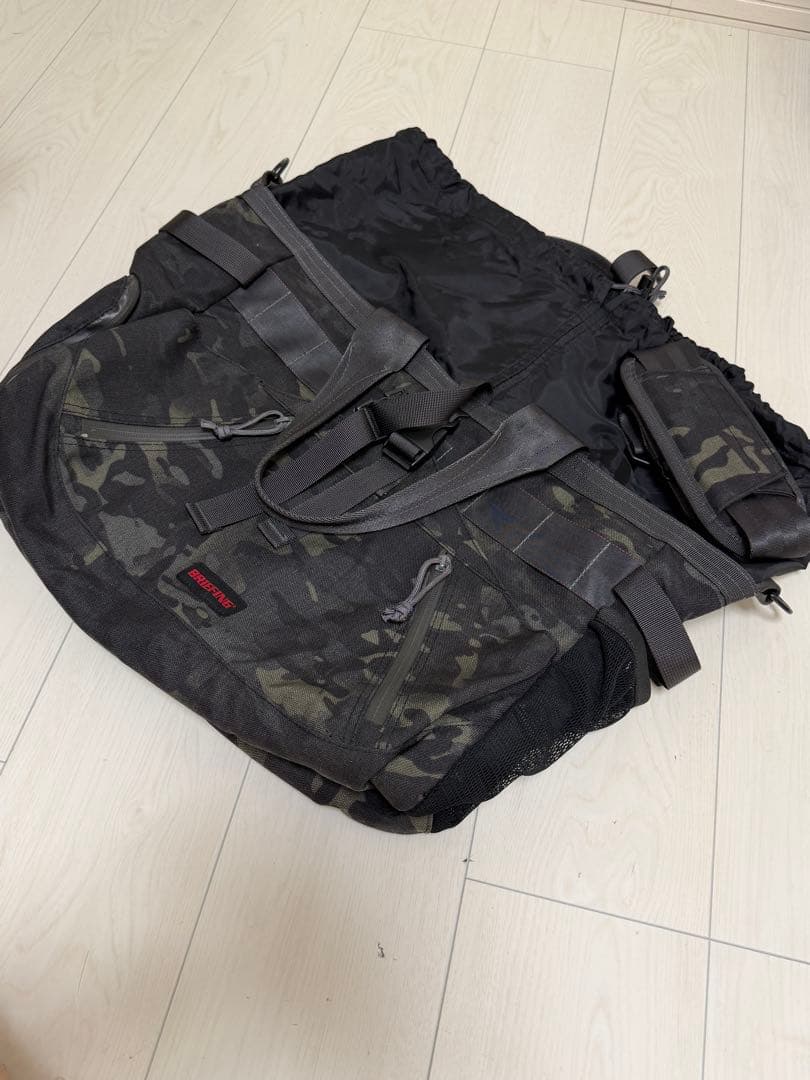 ブリーフィング　トランジションワイヤー　トート　ブラックカモ