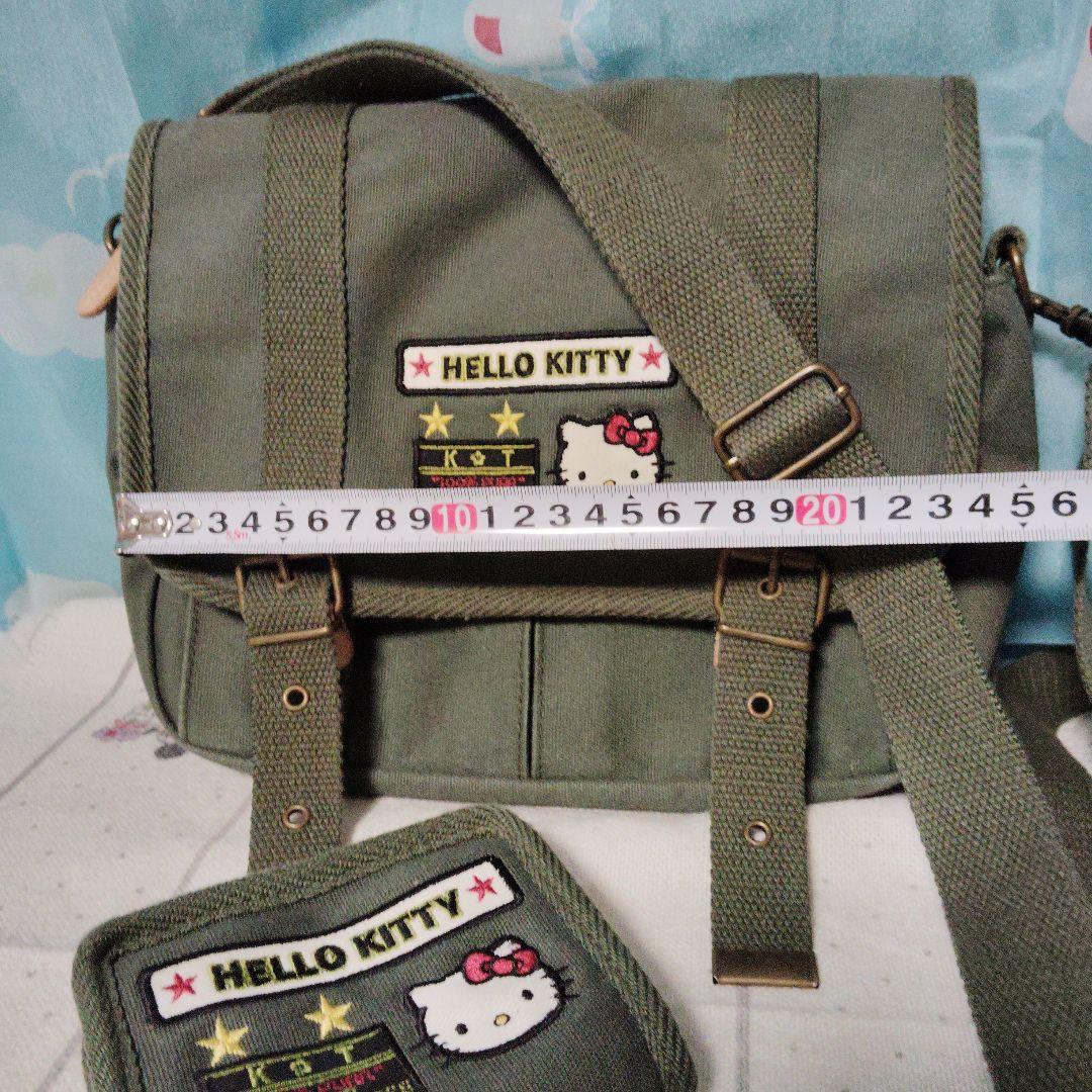 キティ ショルダー モスグリーン 1999年 バッグ　ミリタリー アーミー 財布