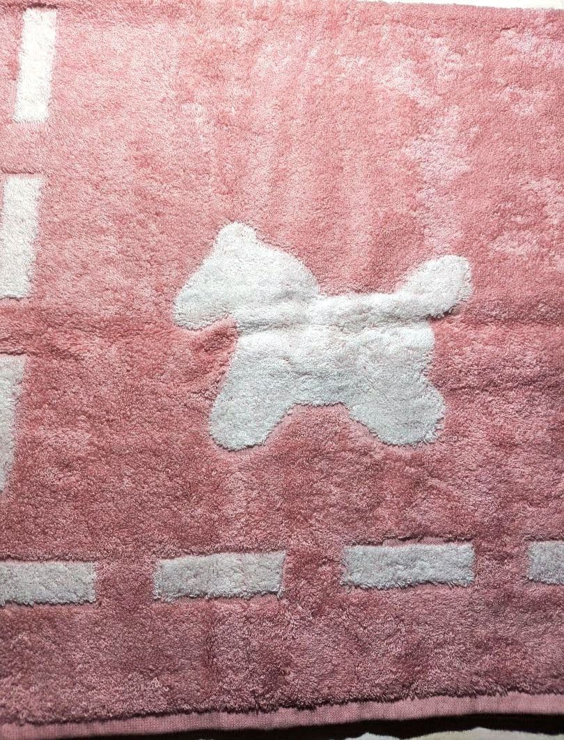 HERMES エルメス カレ ダダ ベビー 木馬 バスタオル