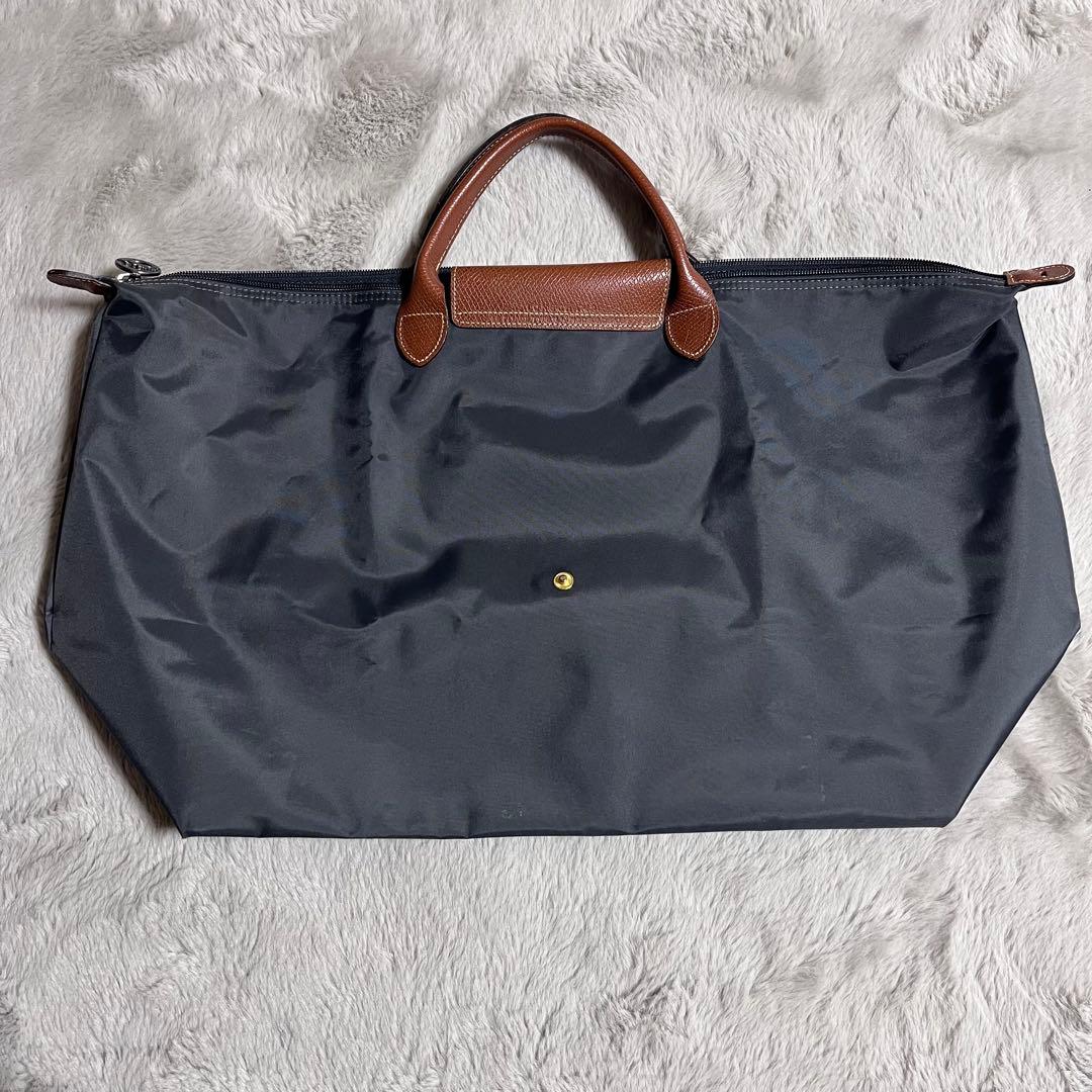 ロンシャン　プリアージュ　XLトラベルバック　ダークグレー