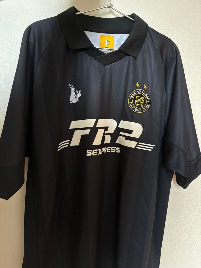 FR2 SEXPRESS ブラックストライプシャツ　ゲームシャツ