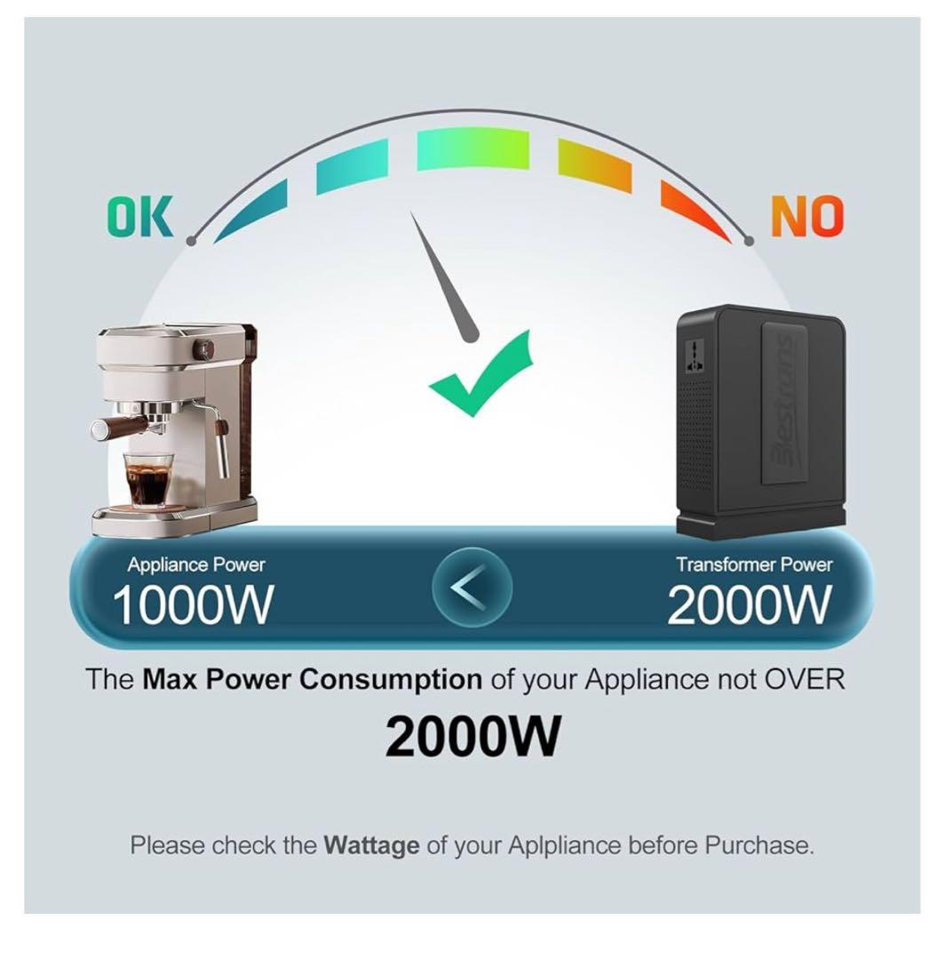 ステップアップ変圧器 110V~220V 高耐久 110V~220V
