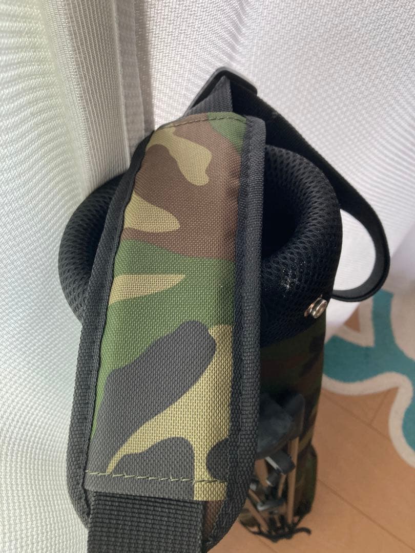 PEARLY GATES 迷彩柄 セルフスタンドゴルフバッグ