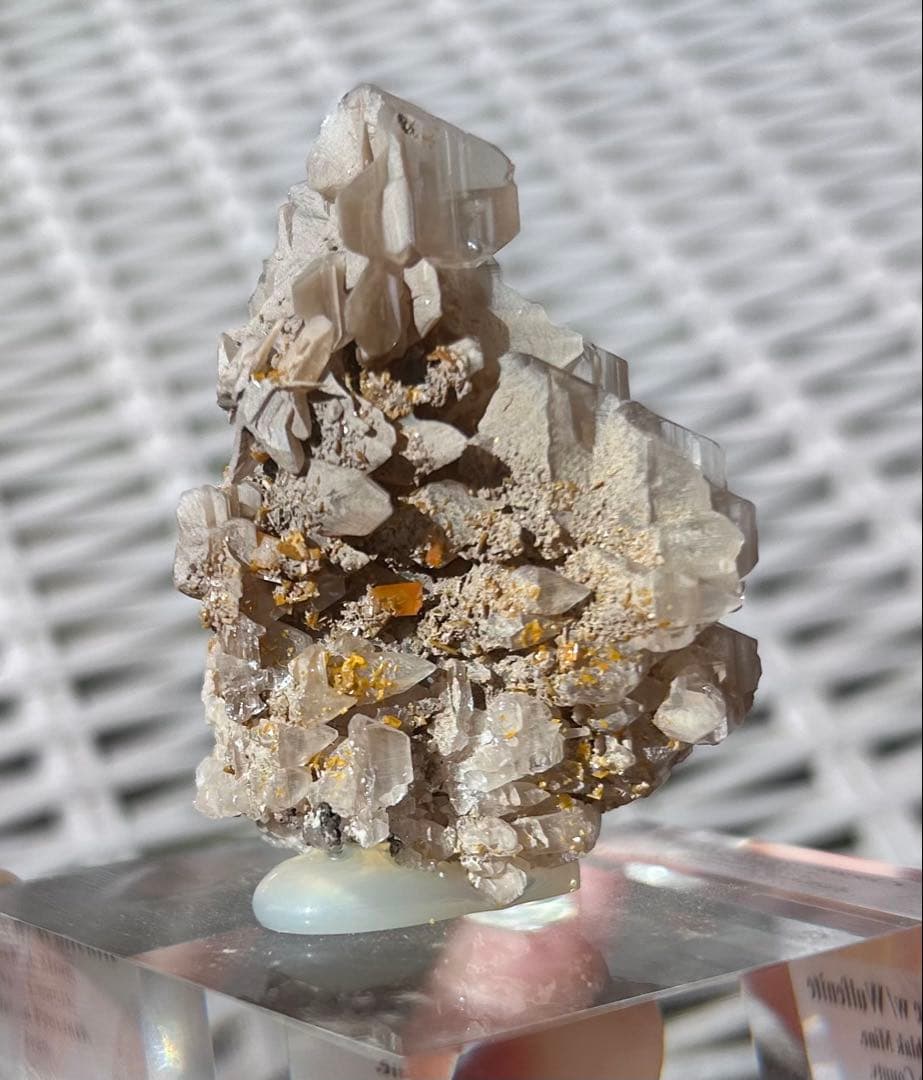 セルサイト ウルフェナイト 鉱物標本