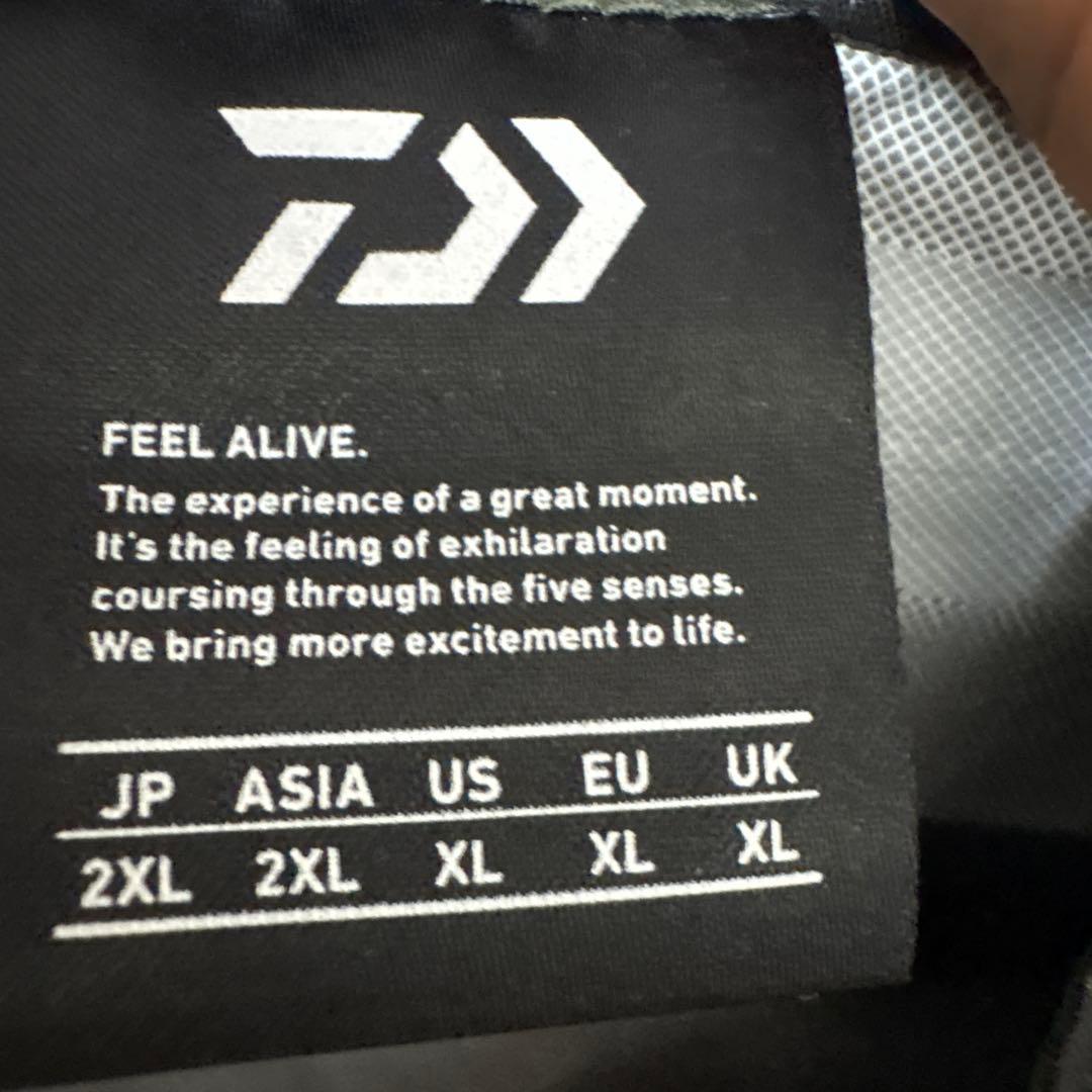 【ダイワ】レインコート ＤＲ－３８２３ グリーンカモ 2XL