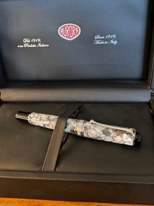 AURORA オプティマ Optima 万年筆 14金 極細字EF