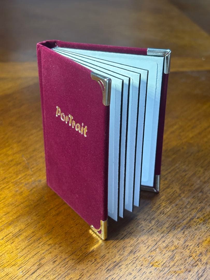 ポートレートアルバム 10冊 ワインレッド