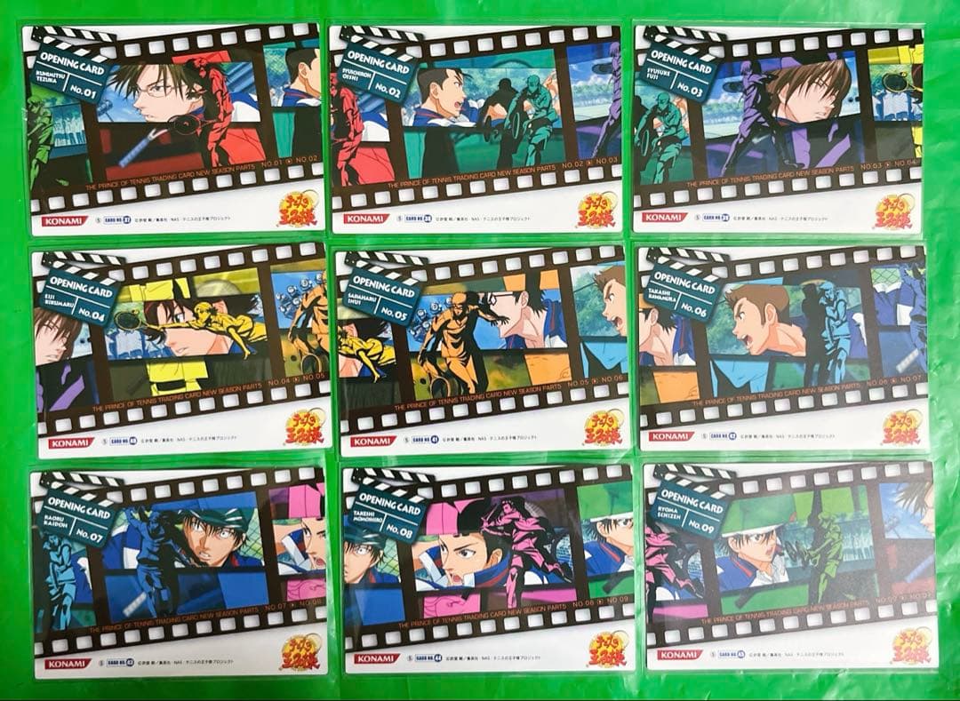 テニスの王子様　トレカ　New season 5 OP テニプリ 越前手塚不二