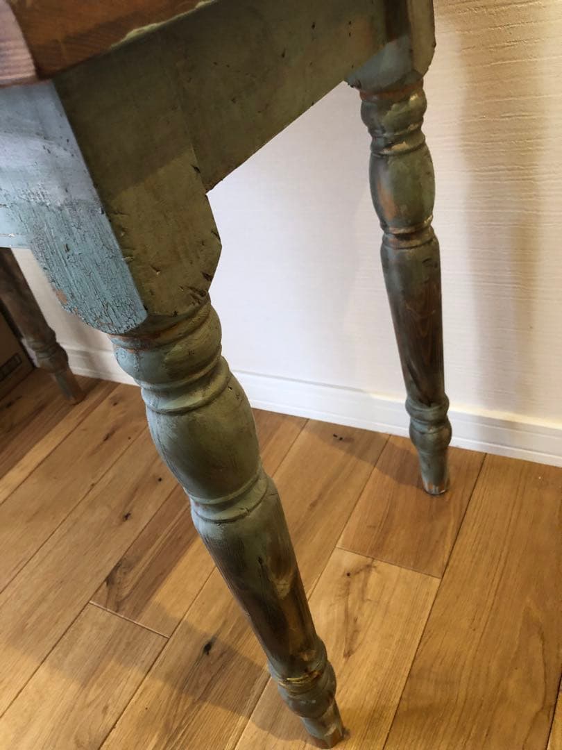 一点物　ビンテージ　アンティーク　机　ワークデスク　ハンドメイド