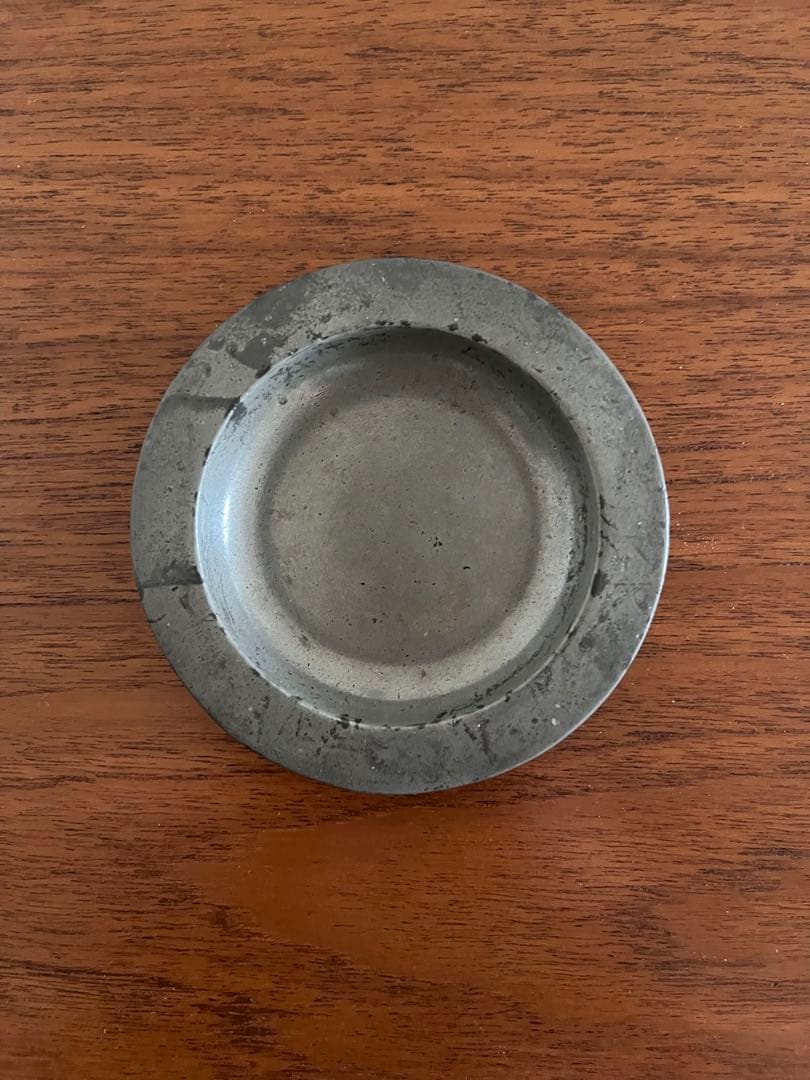イギリス製 ピューターの小皿