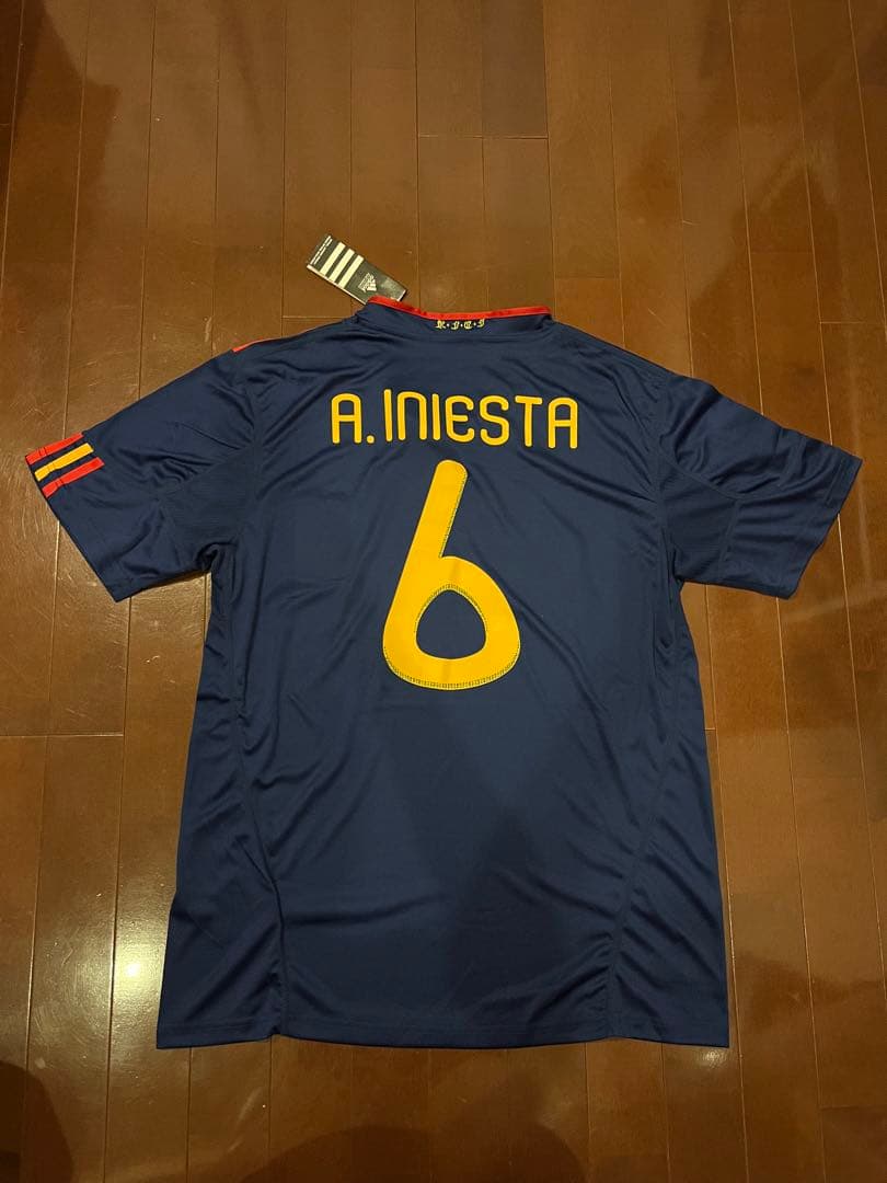 2010 南アフリカワールドカップ スペイン代表 イニエスタ ユニフォーム