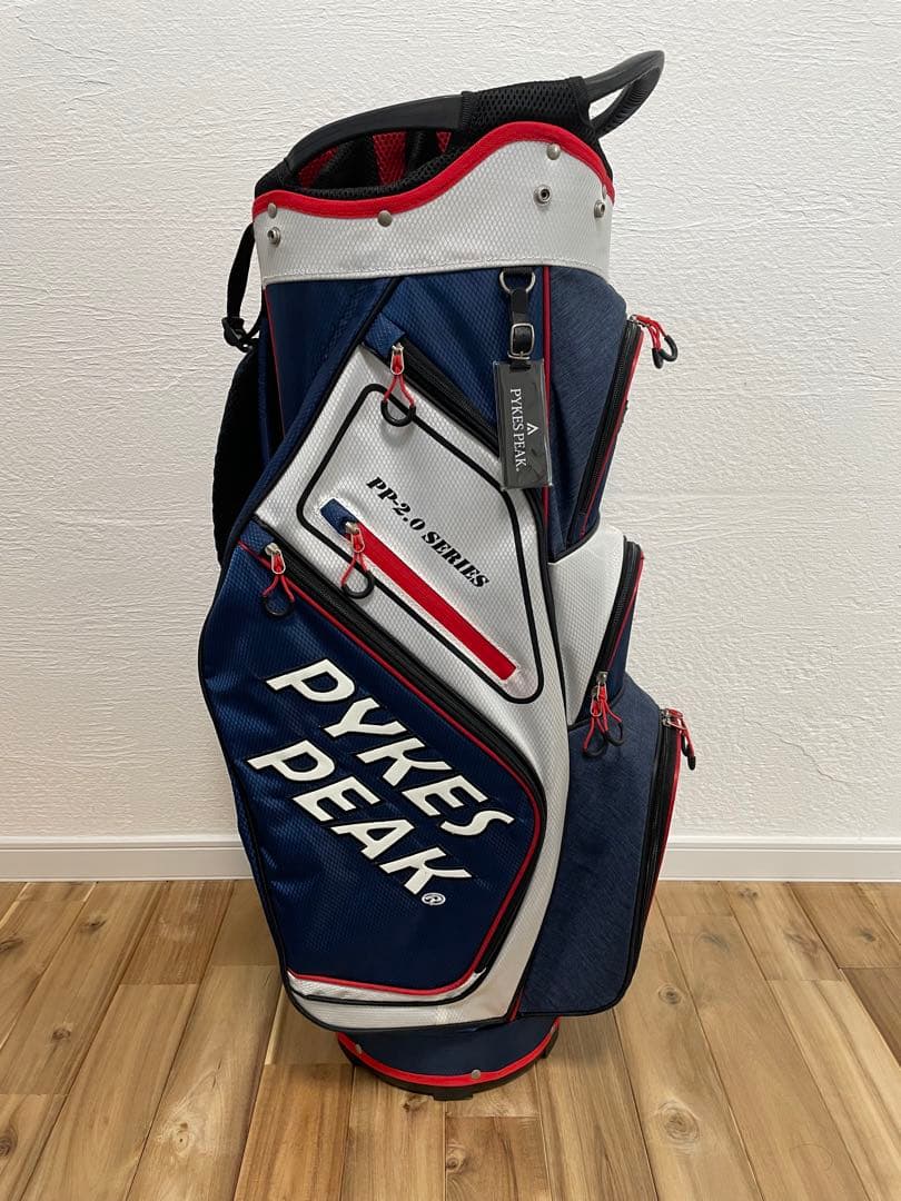 美品 PYKES PEAK パイクスピーク　キャディバッグ　9.0 型
