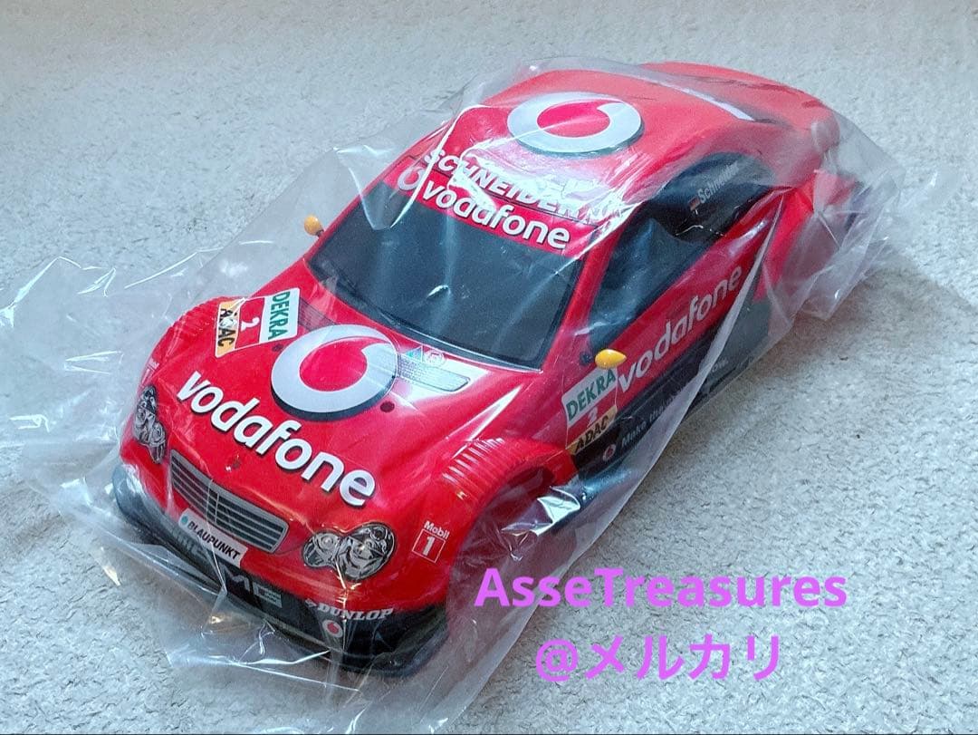 絶版 タミヤ RC 1/10 ボーダフォン・AMGメルセデス DTM 完成ボディ